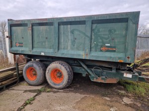 Wooton Twin Axle Agricultural Tipping Trailer 