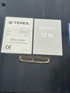 Terex atlas crane hiab