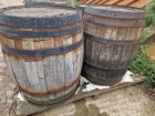 2 Vintage Oak Barrels 