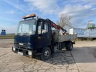 Vintage ford-iveco cargo 7.5t tipper lorry with atlas crane 